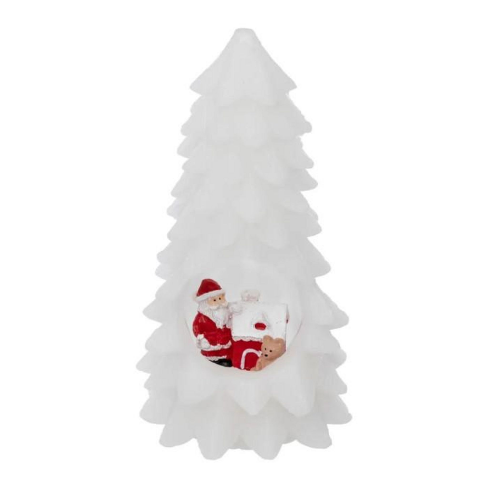Bougie LED Atmosphera - Flamme Réaliste, Blanc, 150g, Dimensions 7,5x10 Cm (piles Non Incluses)