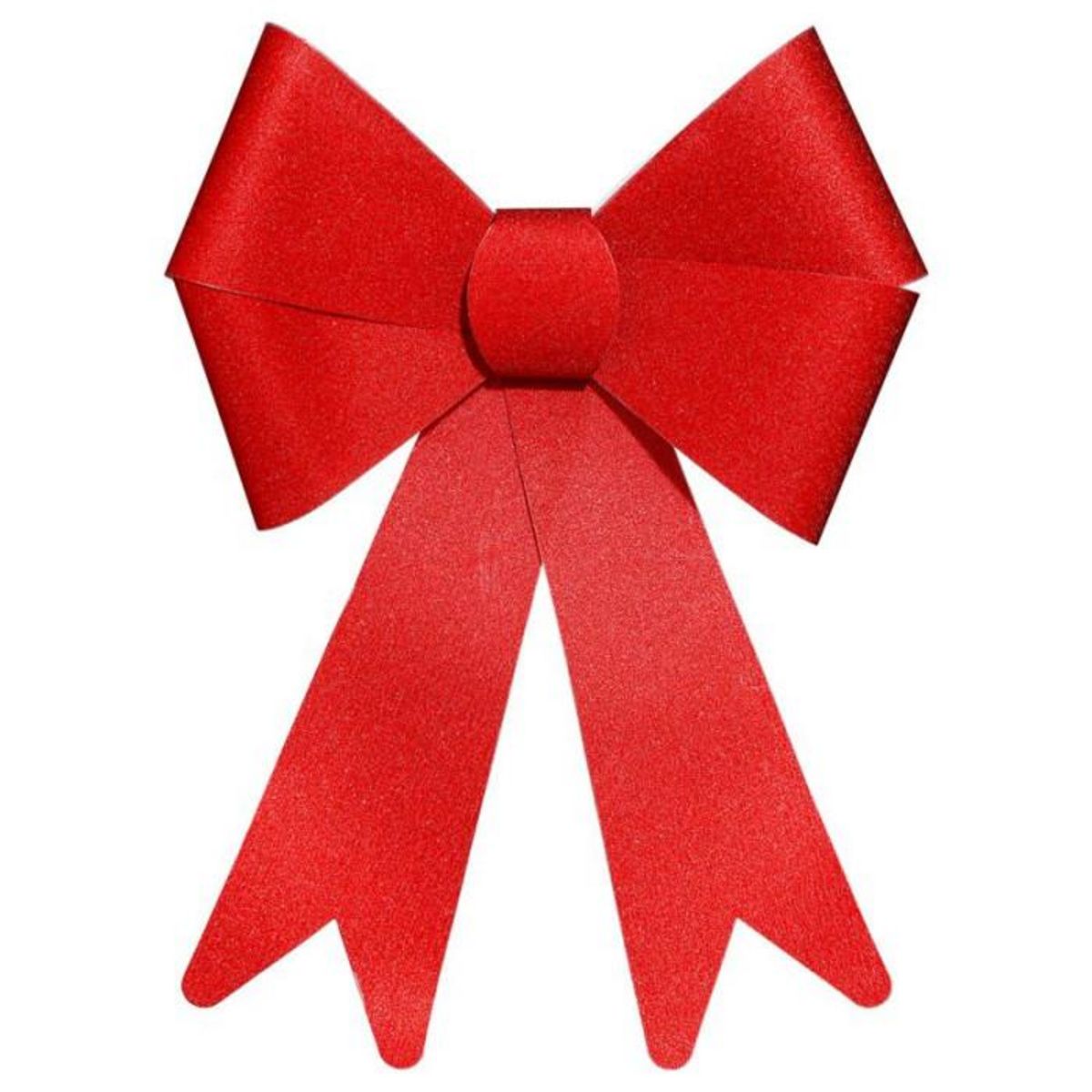 FEERIC LIGHT & CHRISTMAS Nœud Déco à Paillettes  Colorama  30cm Rouge