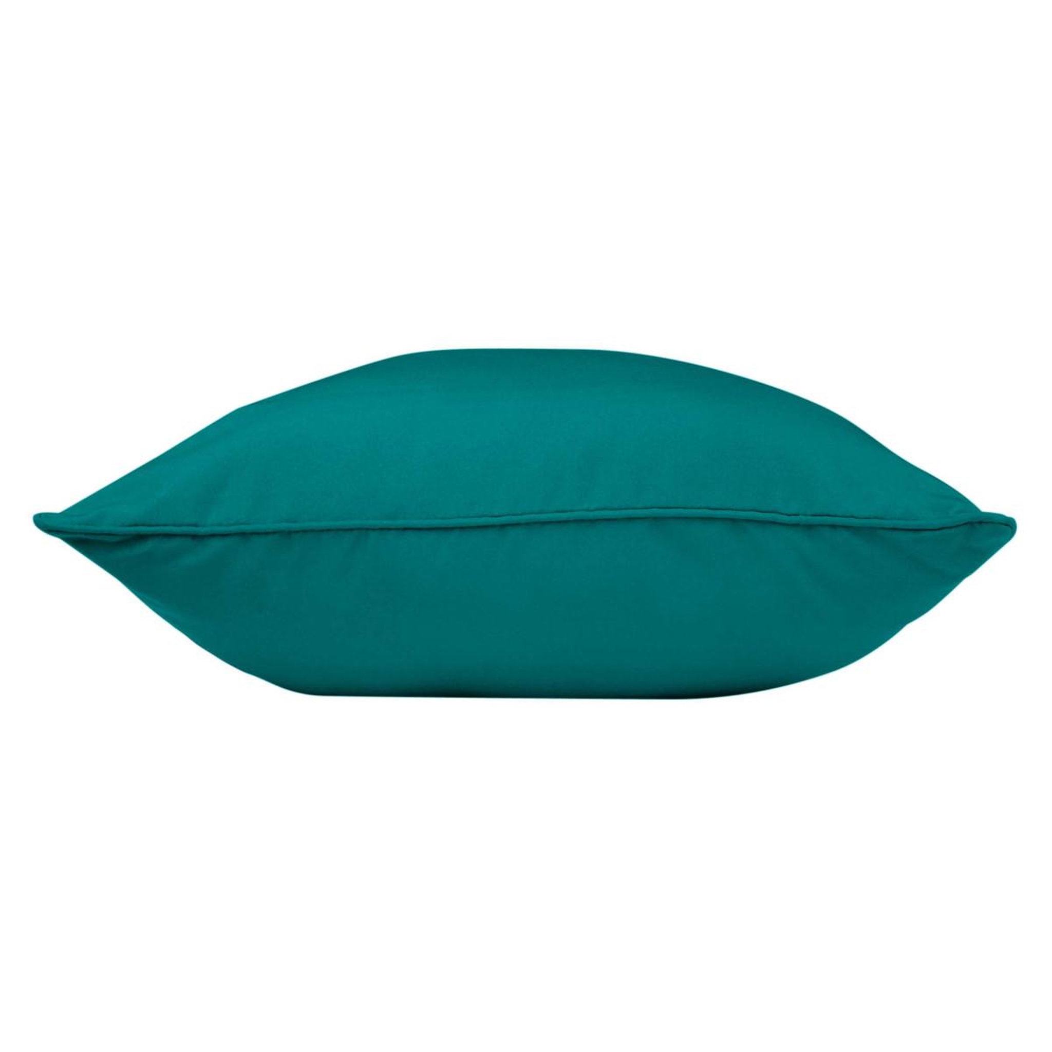 Voir la diapositive 2 : Douceur d'Intérieur Coussin déco  essentiel  60x60cm bleu paon