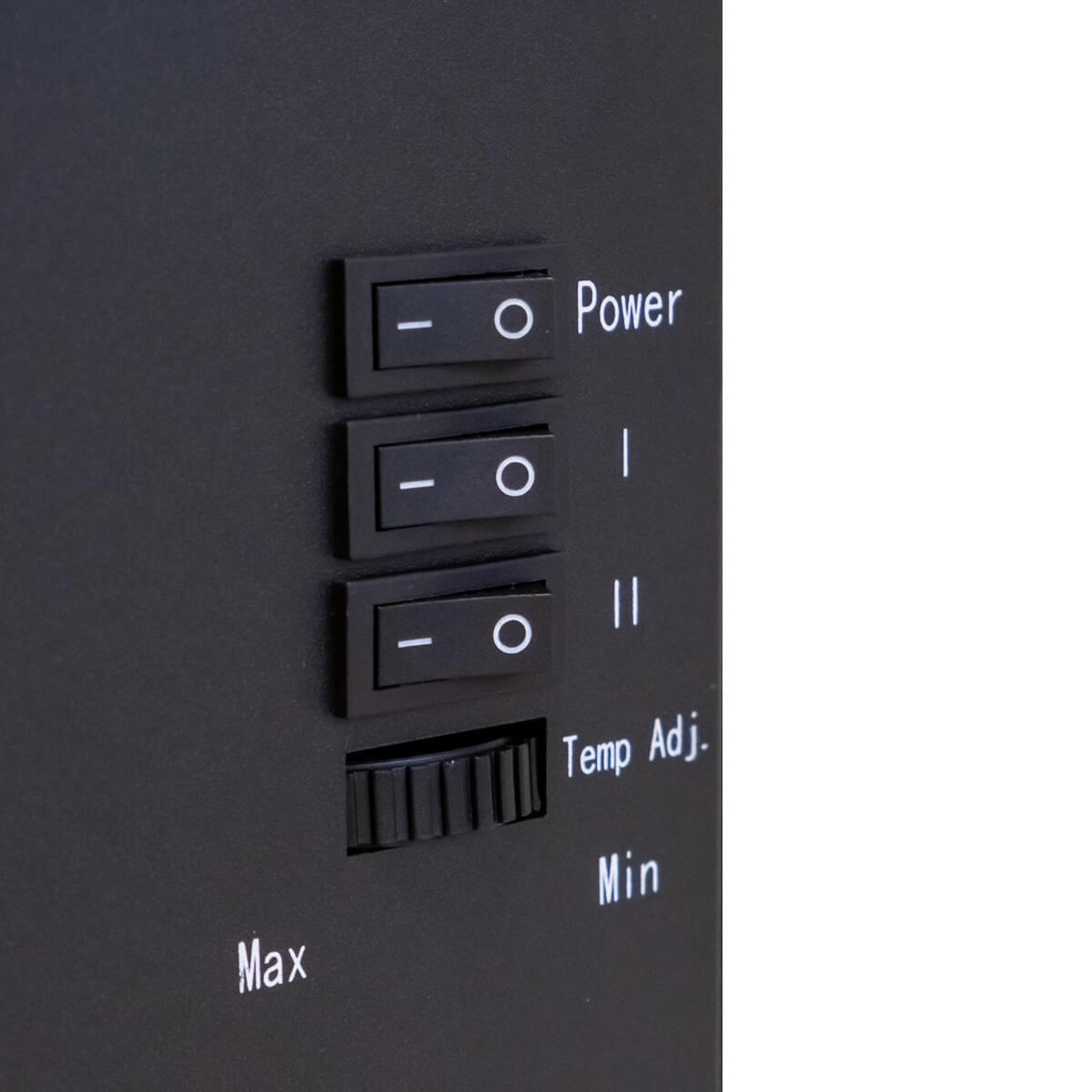 Voir la diapositive 3 : NIKLAS Cheminée électrique 1800W Effet flamme Chauffage infrarouge Santorin NIKLAS