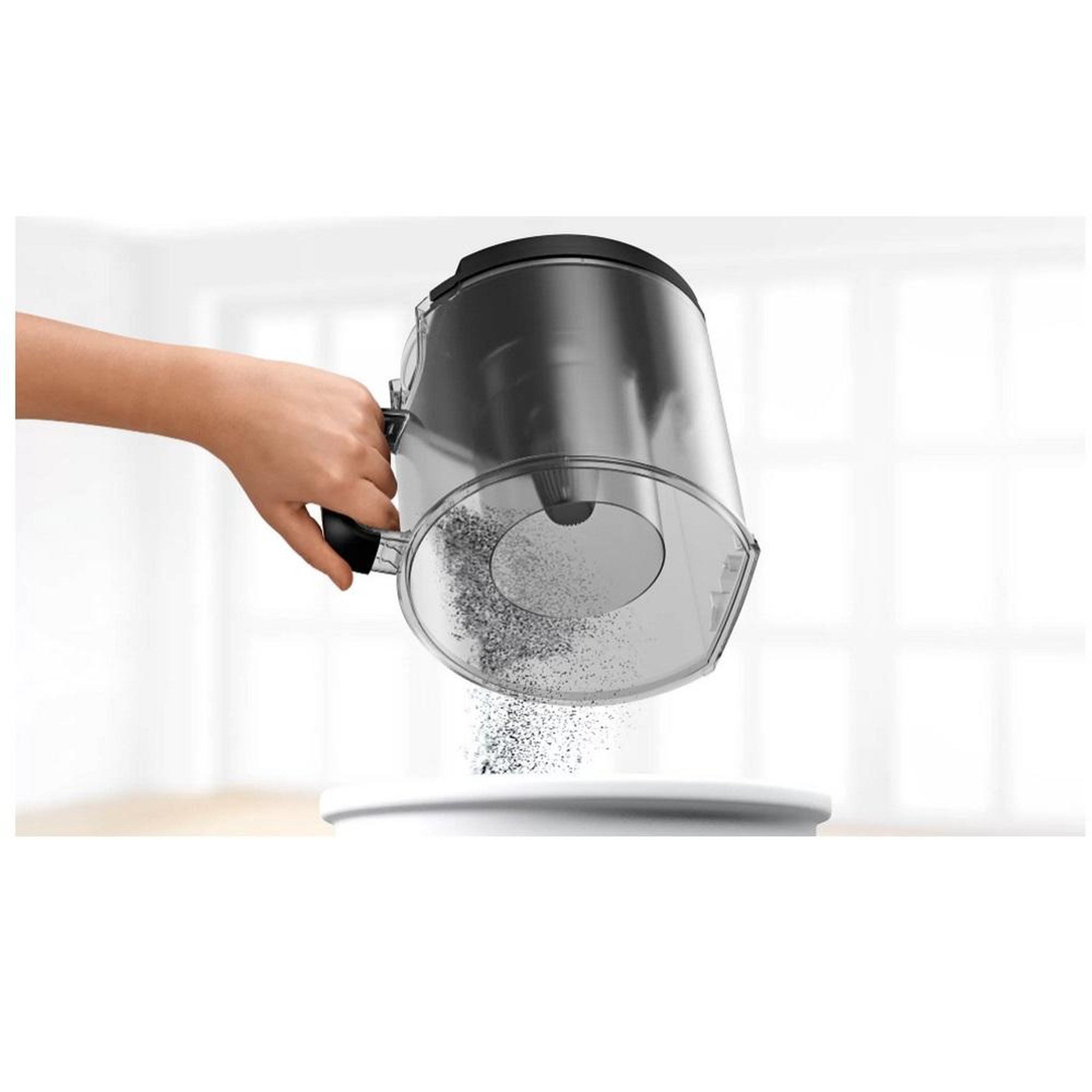 Voir la diapositive 6 : BOSCH Aspirateur sans sac 700w 72db noir - bgs41pow1