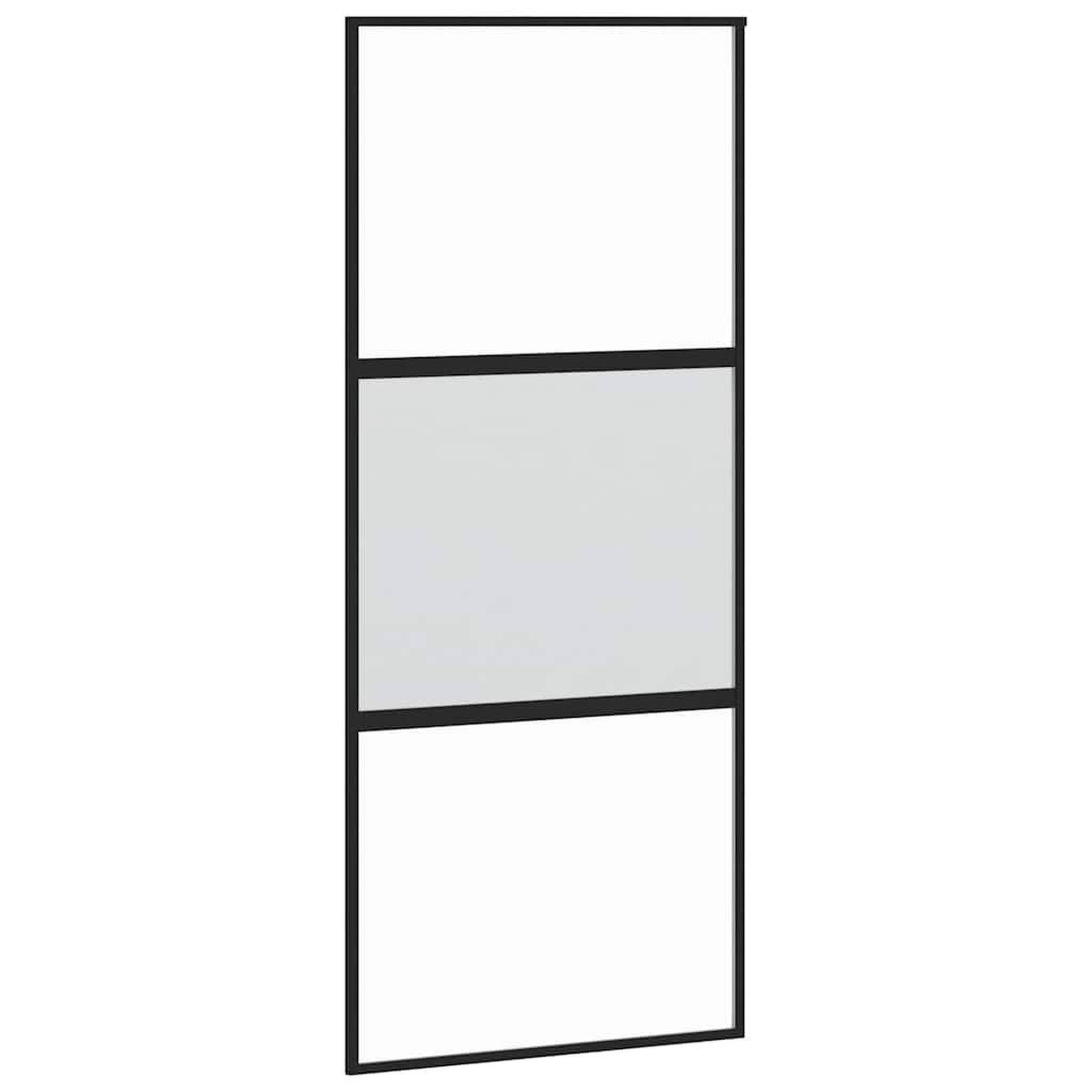 Voir la diapositive 4 : VIDAXL Porte coulissante kit de quincaillerie trempe verre aluminium
