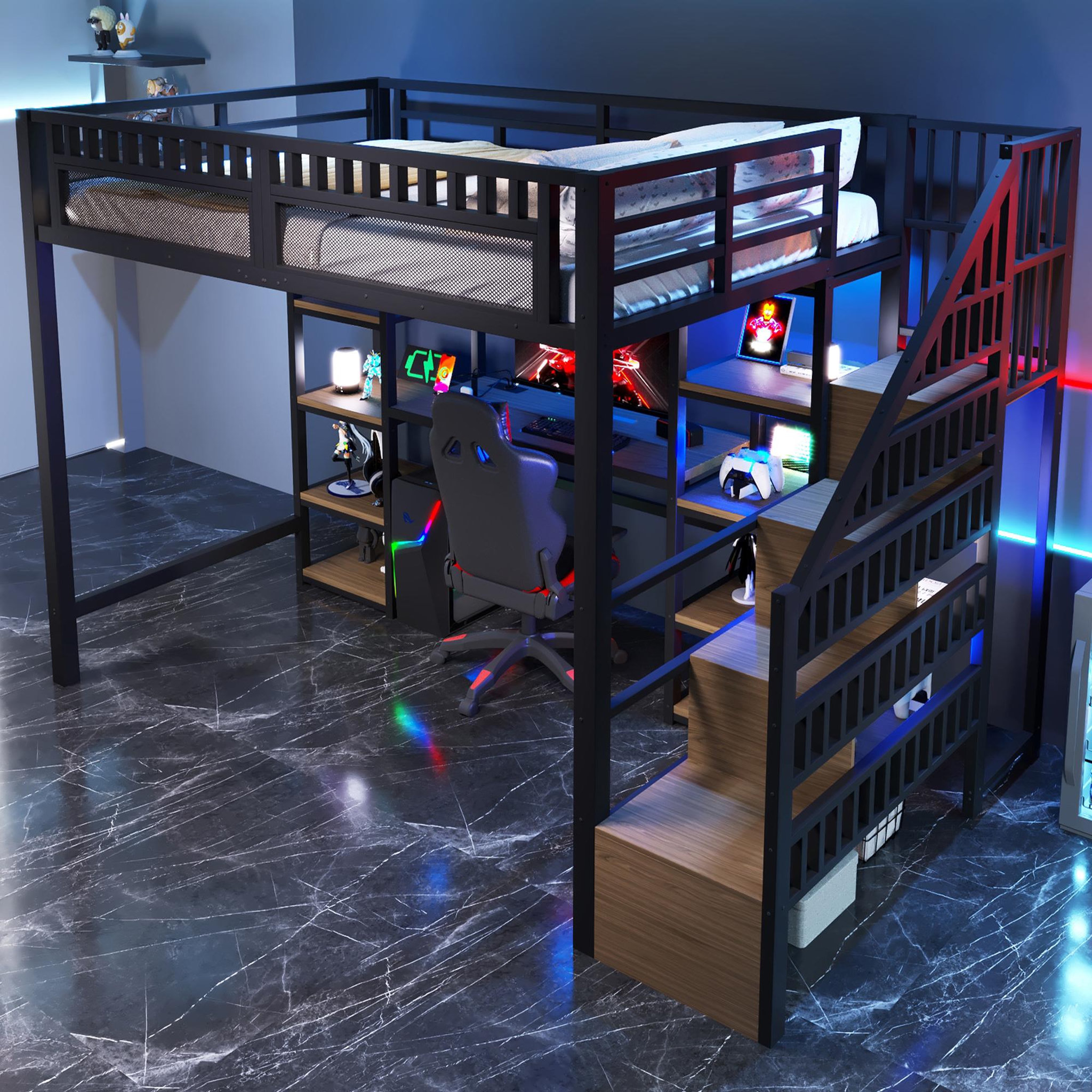 Voir la diapositive 5 : MERAX Lit mezzanine