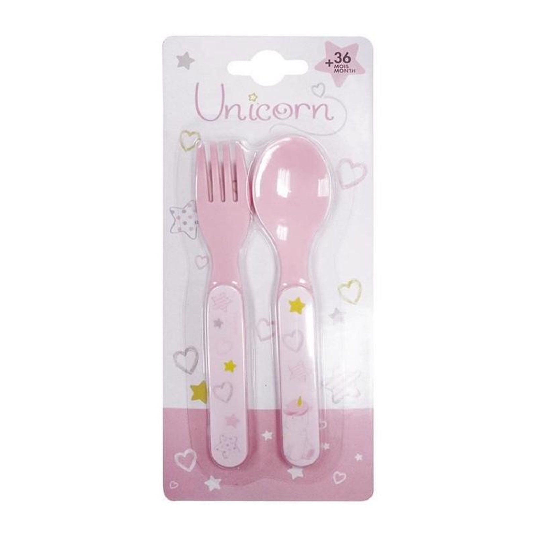 Voir la diapositive 2 : Fun House Lot Vaisselle Licorne pour Enfant - FUN HOUSE - 006319 - 2 Assiettes, 2 Sets de Couverts et 1 Peluche Douce
