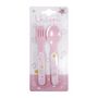 Voir la diapositive 2 : Fun House Lot Vaisselle Licorne pour Enfant - FUN HOUSE - 006319 - 2 Assiettes, 2 Sets de Couverts et 1 Peluche Douce