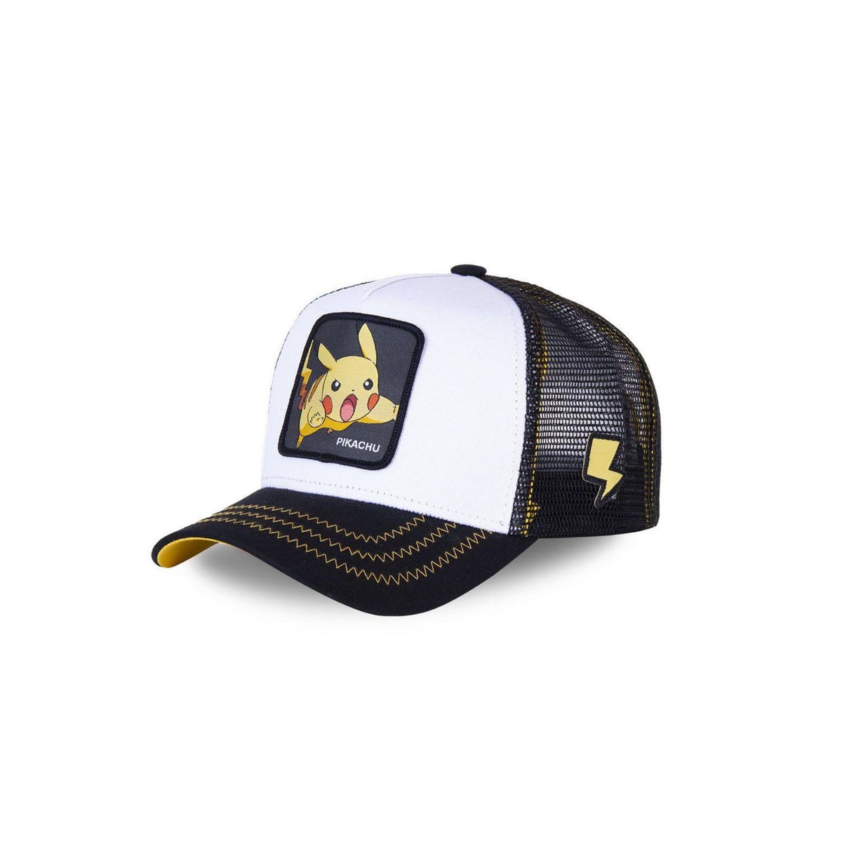 CAPSLAB Casquette Capslab trucker Pokemon Pikachu Blanc