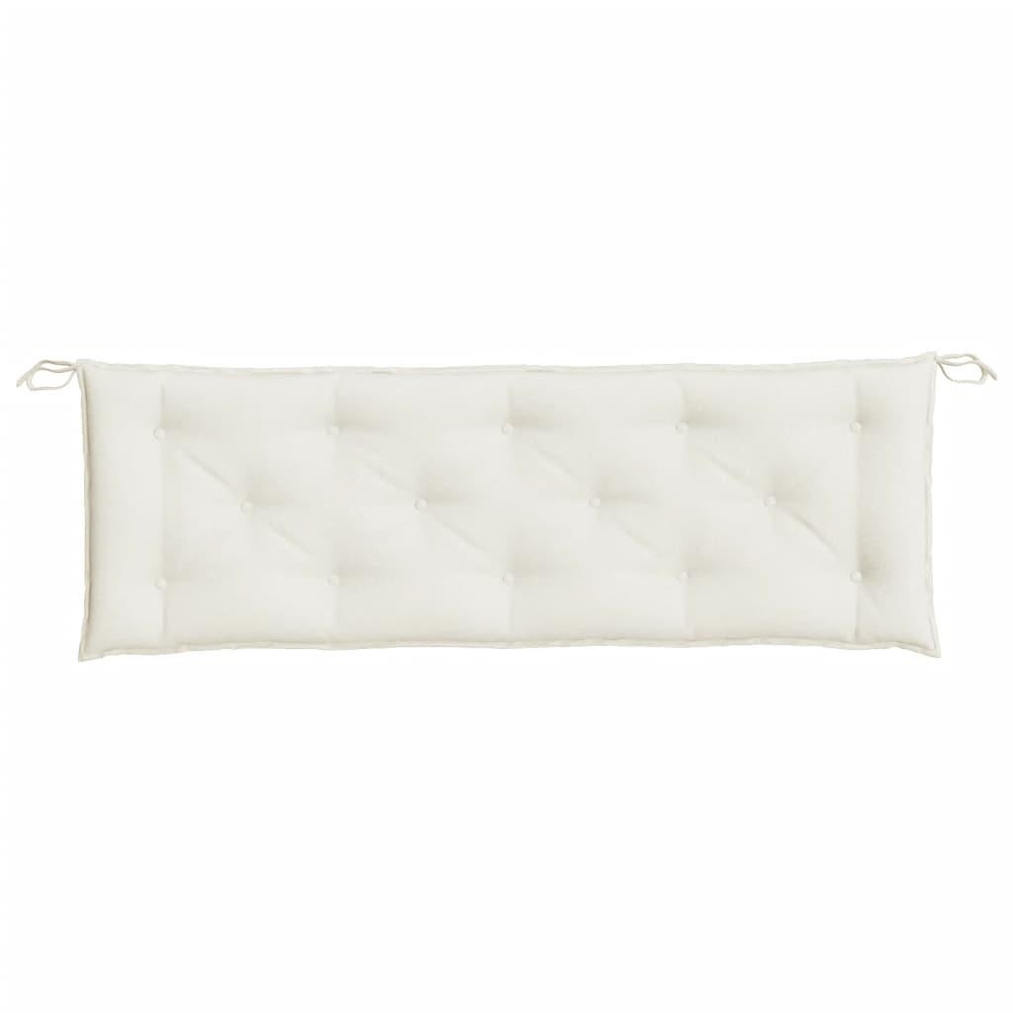 Voir la diapositive 4 : VIDAXL Coussin de banc de jardin creme melange 150x50x7 cm tissu