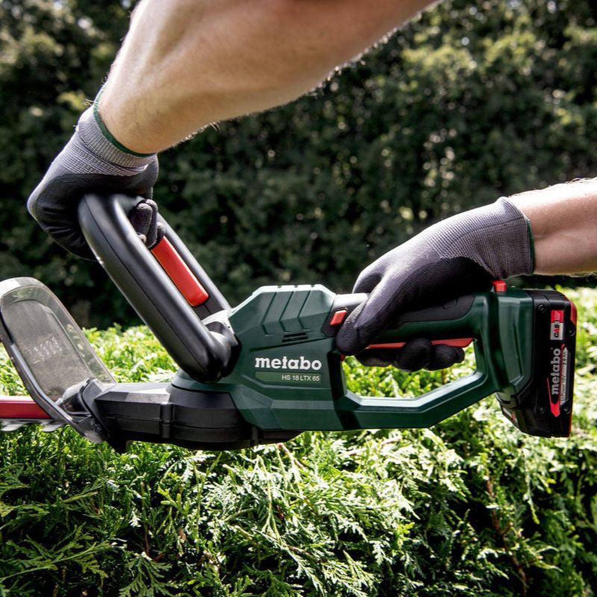Voir la diapositive 2 : METABO SAS Taille-haies 18 V sans fil HS 18 LTX 55 Pick+Mix - sans batterie ni chargeur