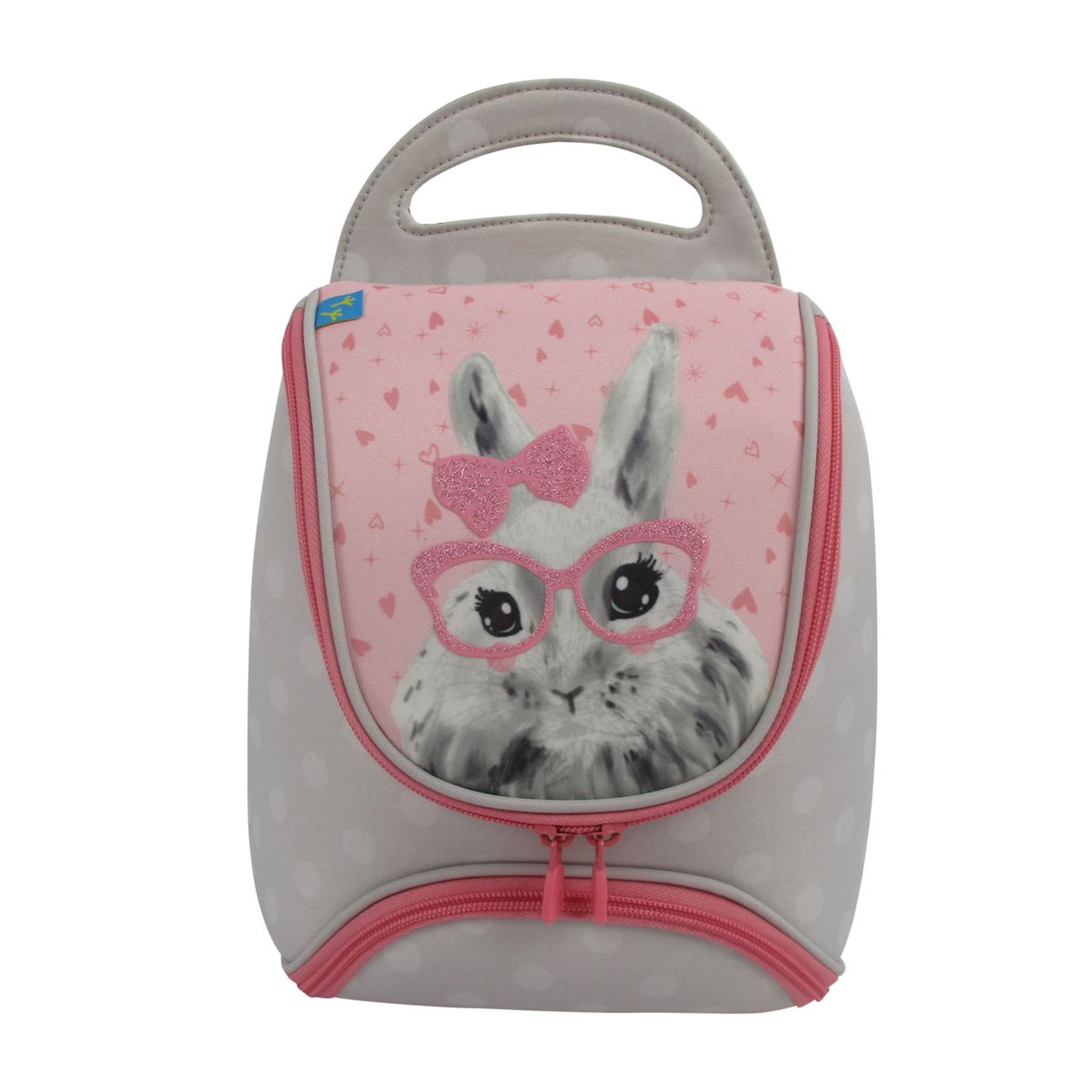 Voir la diapositive 1 : AUCHAN Sac maternelle Premium Lapin Rose