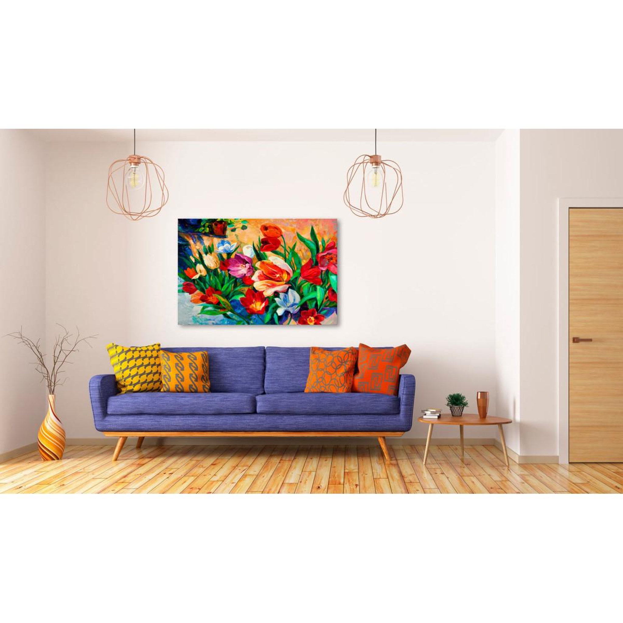 Voir la diapositive 2 : Paris Prix Tableau Imprimé  Art of Colours : Tulips