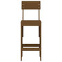 Voir la diapositive 4 : VIDAXL Tabourets lot de 2 marron miel 40x48,5x115,5 cm bois massif pin