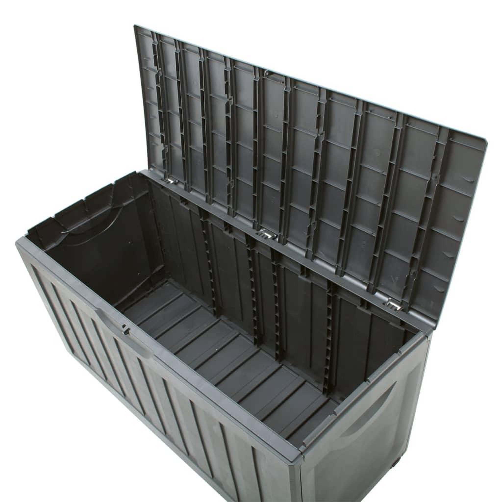 Voir la diapositive 5 : VIDAXL Boîte de rangement Noir 118x53x57 cm Polypropylene