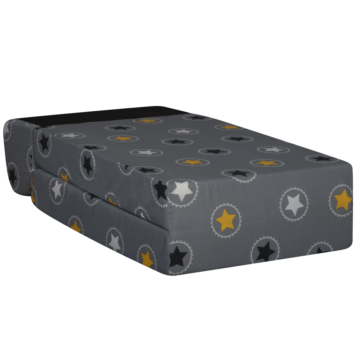 Ops Chauffeuse 1 place imprimée étoiles jaunes