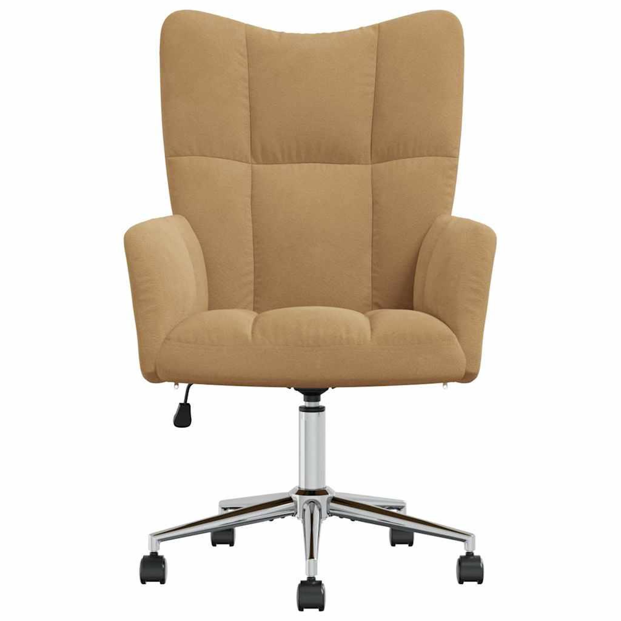 Voir la diapositive 3 : VIDAXL Chaise de relaxation Marron Velours