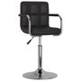 Voir la diapositive 3 : VIDAXL Chaises a manger pivotantes lot de 2 noir similicuir