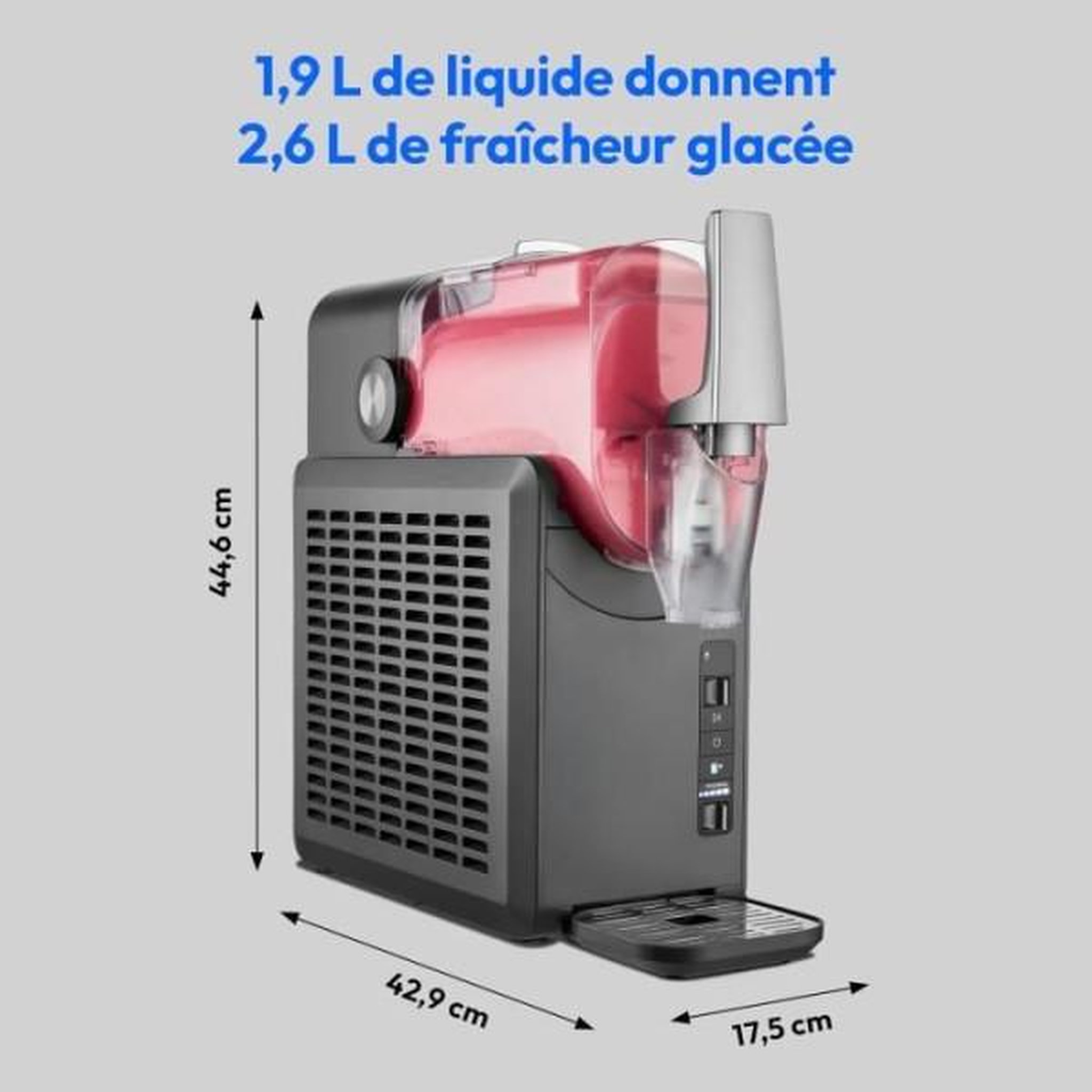 Voir la diapositive 3 : MEDION Sorbetière Medion MD12090 200W 2.6L compacte