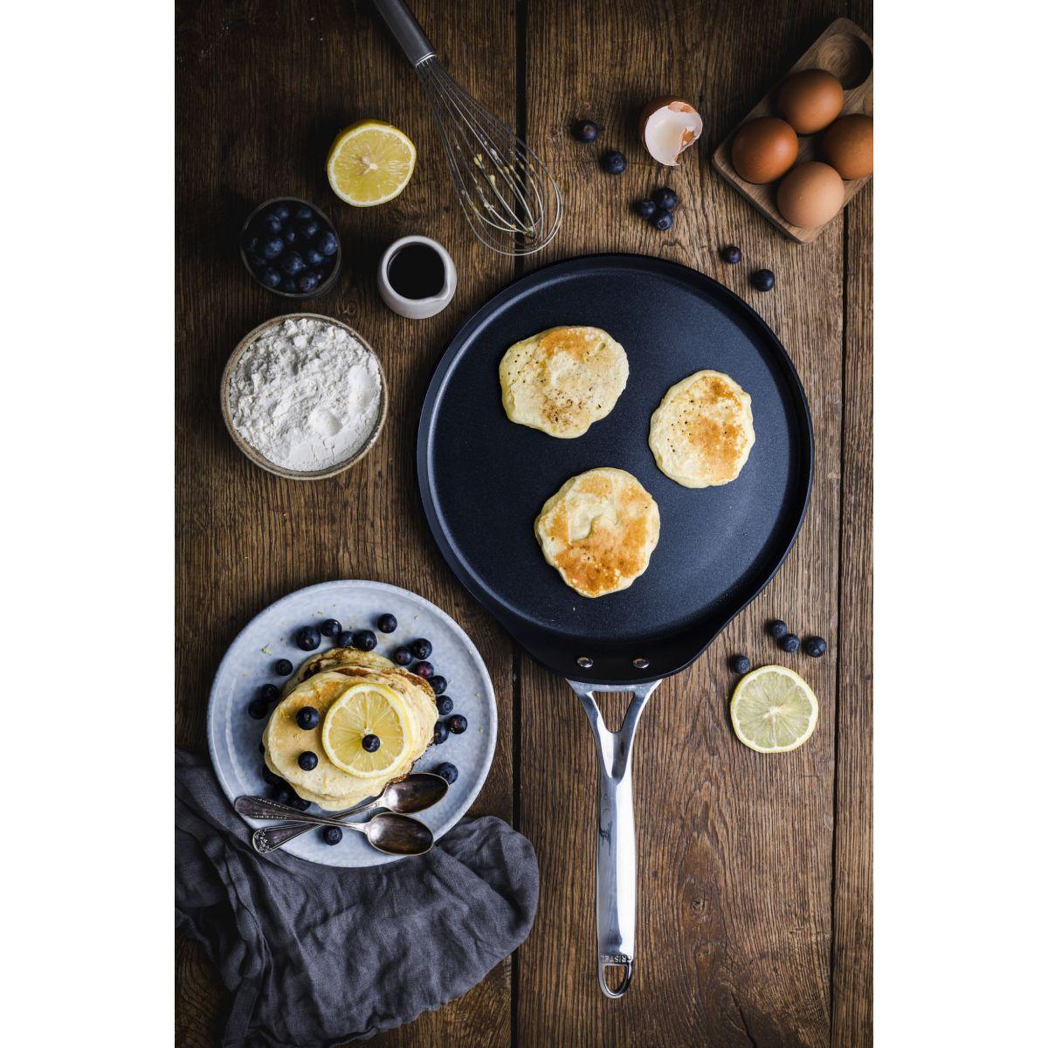 Voir la diapositive 3 : CRISTEL Crêpière 28 CM CASTEL PRO FIXE ULTRALU CERALISS