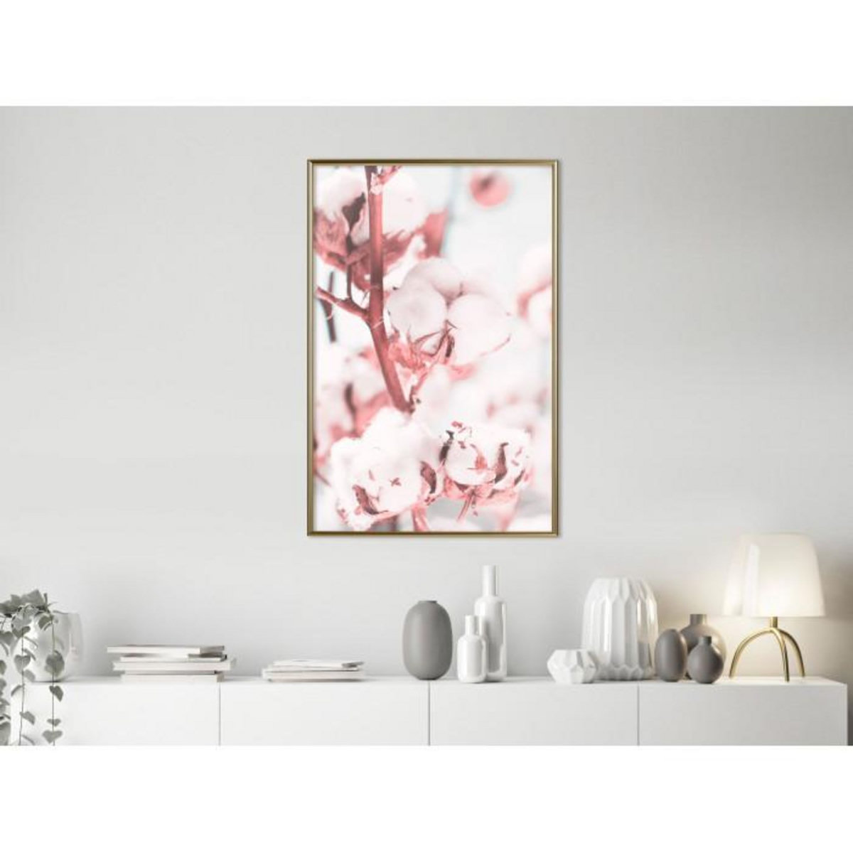 Paris Prix Affiche Murale Encadrée  Cotton Flowers