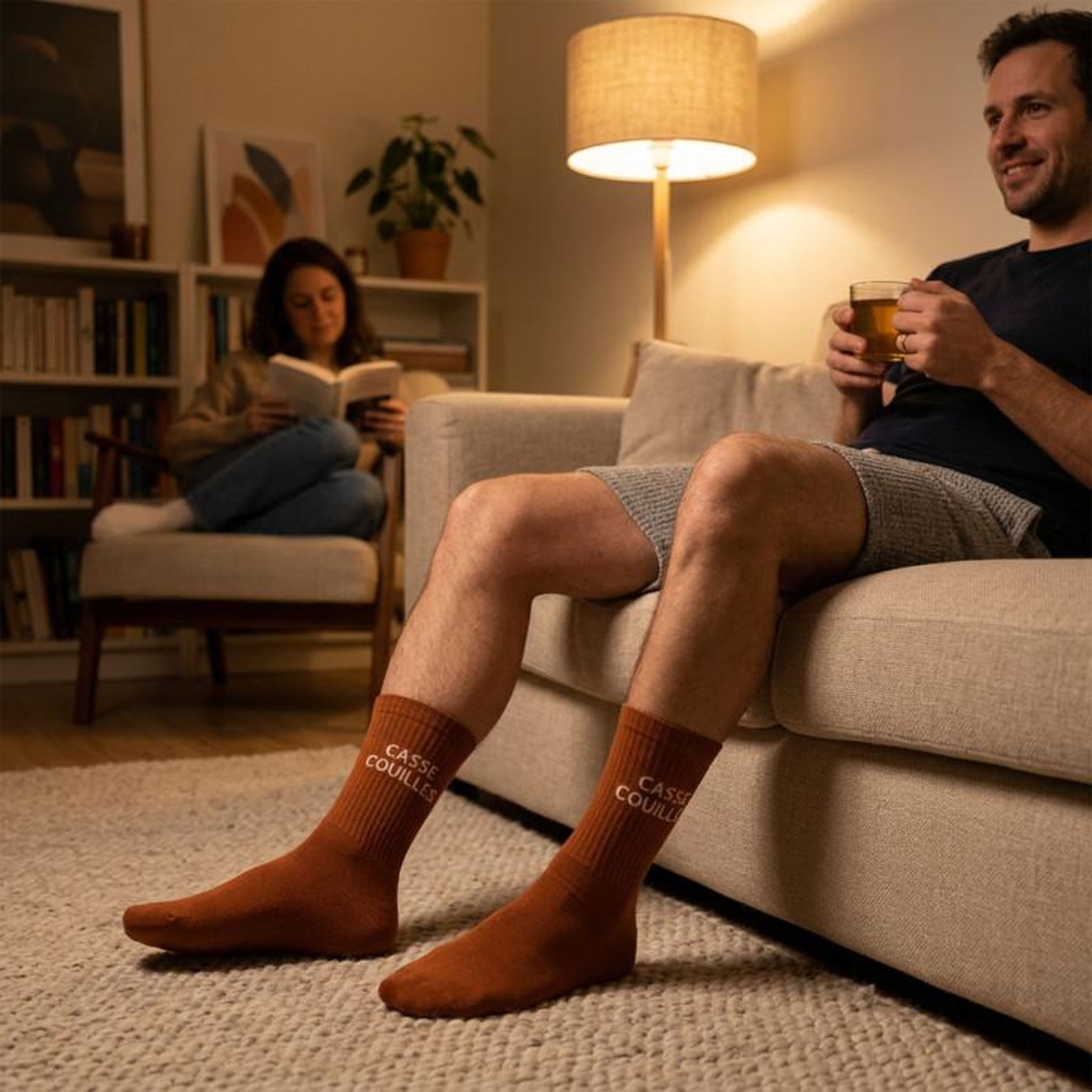 Voir la diapositive 5 : OZABI OZABI Chaussettes Homme Message Humoristiques