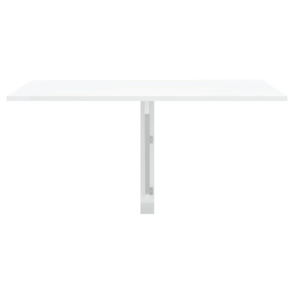 VIDAXL Table murale pliable Blanc brillant 100x60x56cm Bois ingenierie