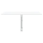 Voir la diapositive 3 : VIDAXL Table murale pliable Blanc brillant 100x60x56cm Bois ingenierie