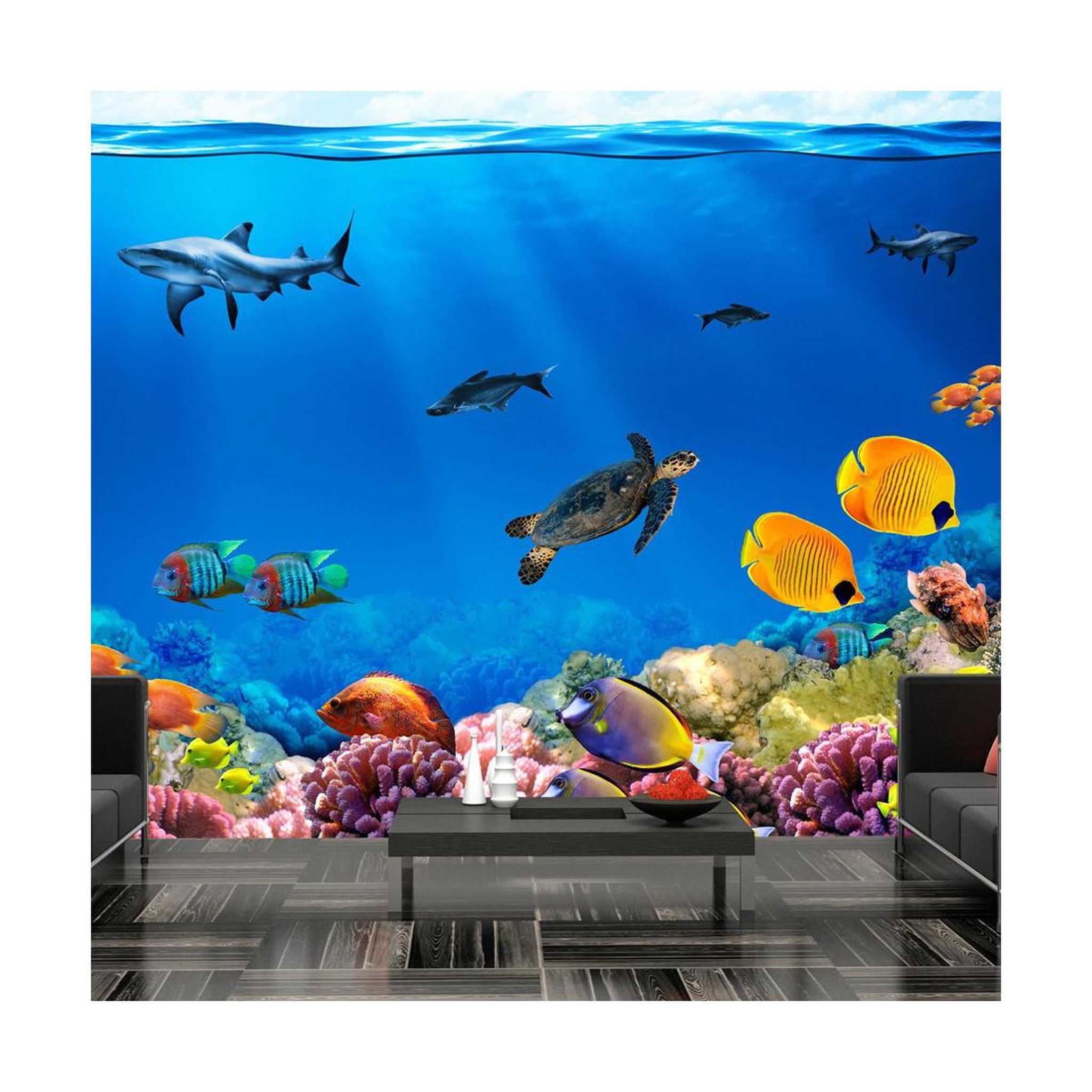 Voir la diapositive 1 : Paris Prix Papier Peint  Underwater Kingdom