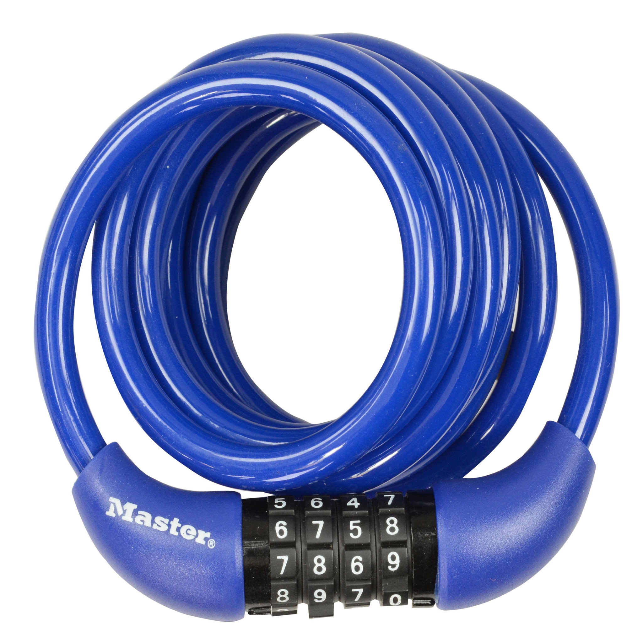 Master lock Cable Antivol Vélo [1,8 m Câble] [Combinaison] [Couleur Aléatoire] 8221EURDPROCOL