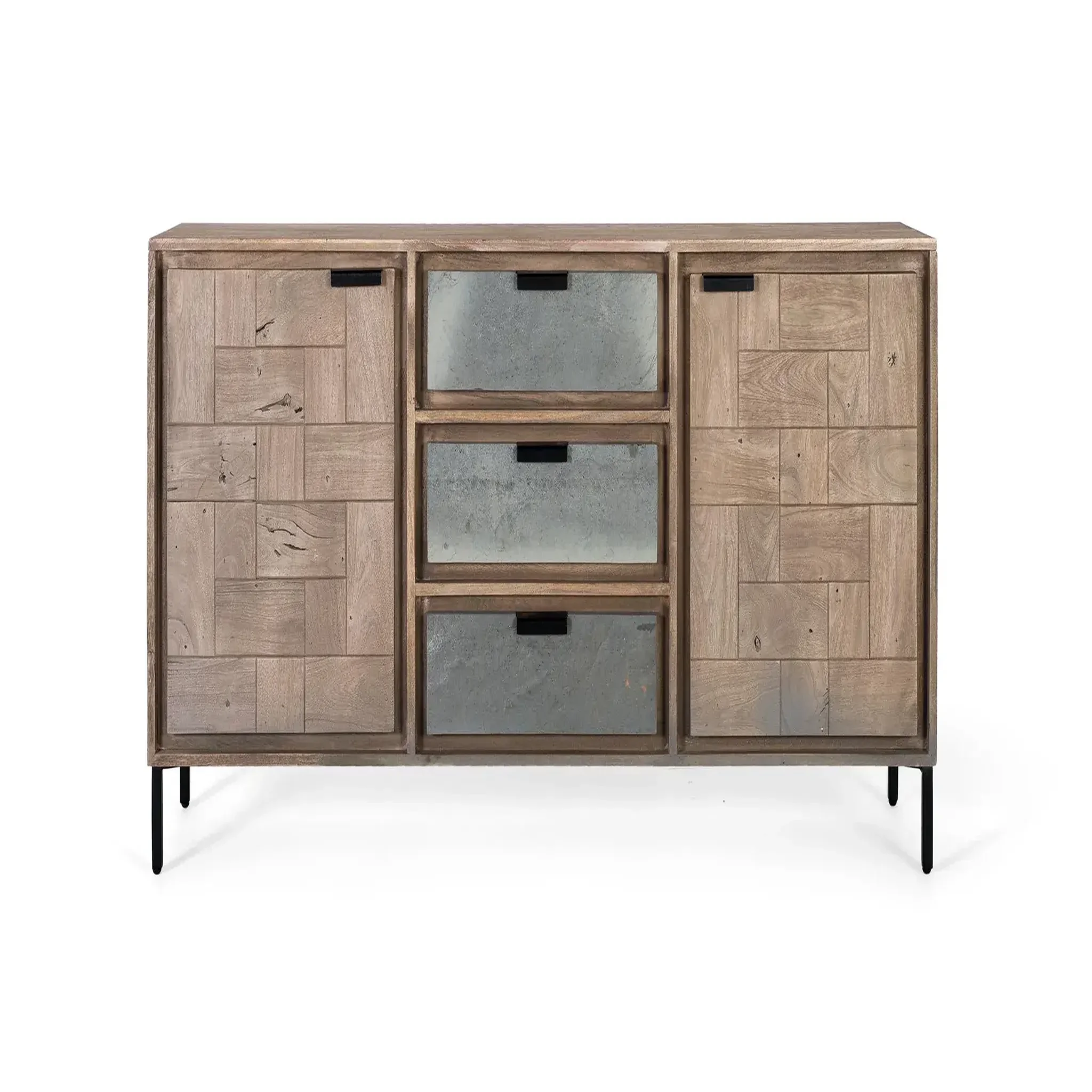 GINER Y COLOMER SL Buffet en bois d'acacia 160cm style industriel moderne