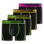 Voir la diapositive 1 : FREEGUN Lot de 4 boxers garçon Dynamic Soft Touch avec surpiqûres Mark
