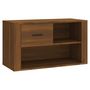 Voir la diapositive 2 : VIDAXL Armoire a chaussures Chene marron 80x35x45 cm Bois d'ingenierie