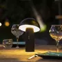 Lumisky Lampe de table sans fil LED TOD BLACK Noir Métal H28CM