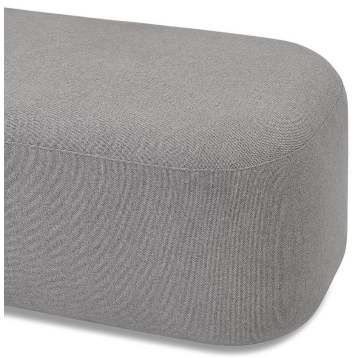Paris Prix Pouf Design  Rivolta  120cm Gris Foncé