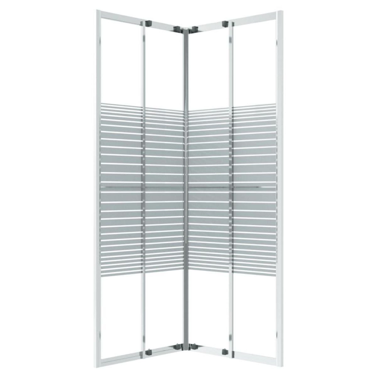 VIDAXL Cabine de douche ESG 70x70x180 cm