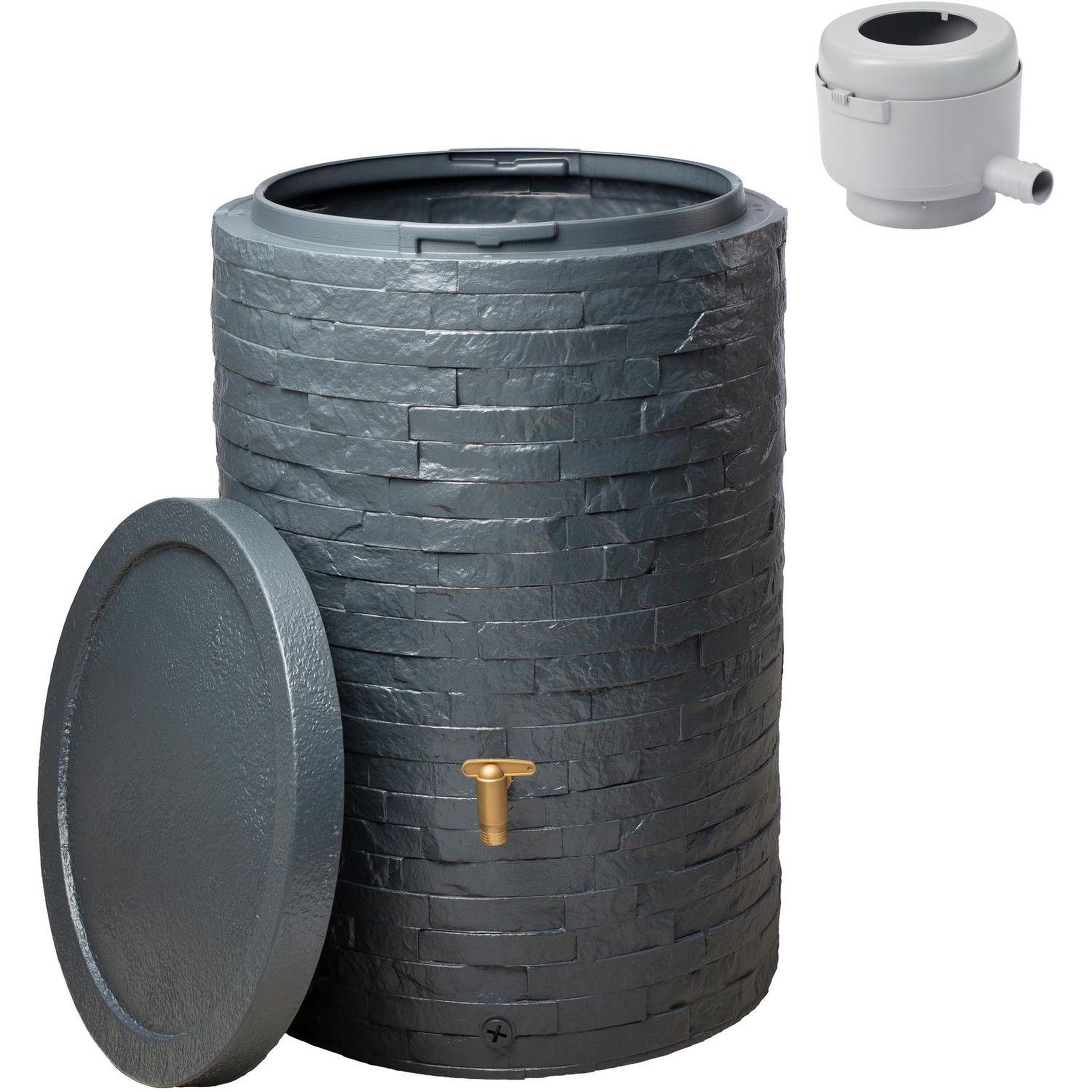 Voir la diapositive 2 : GRAF Récupérateur d'eau 250L ARONDO - Gris Graphite 