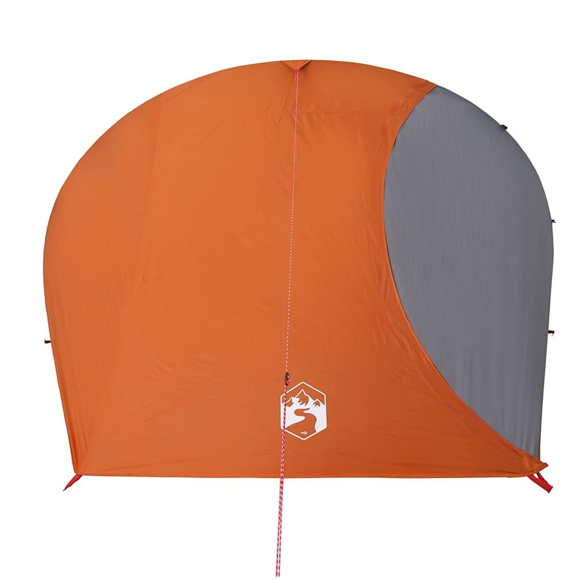 Voir la diapositive 5 : VIDAXL Tente de camping a dome 4 personnes orange impermeable
