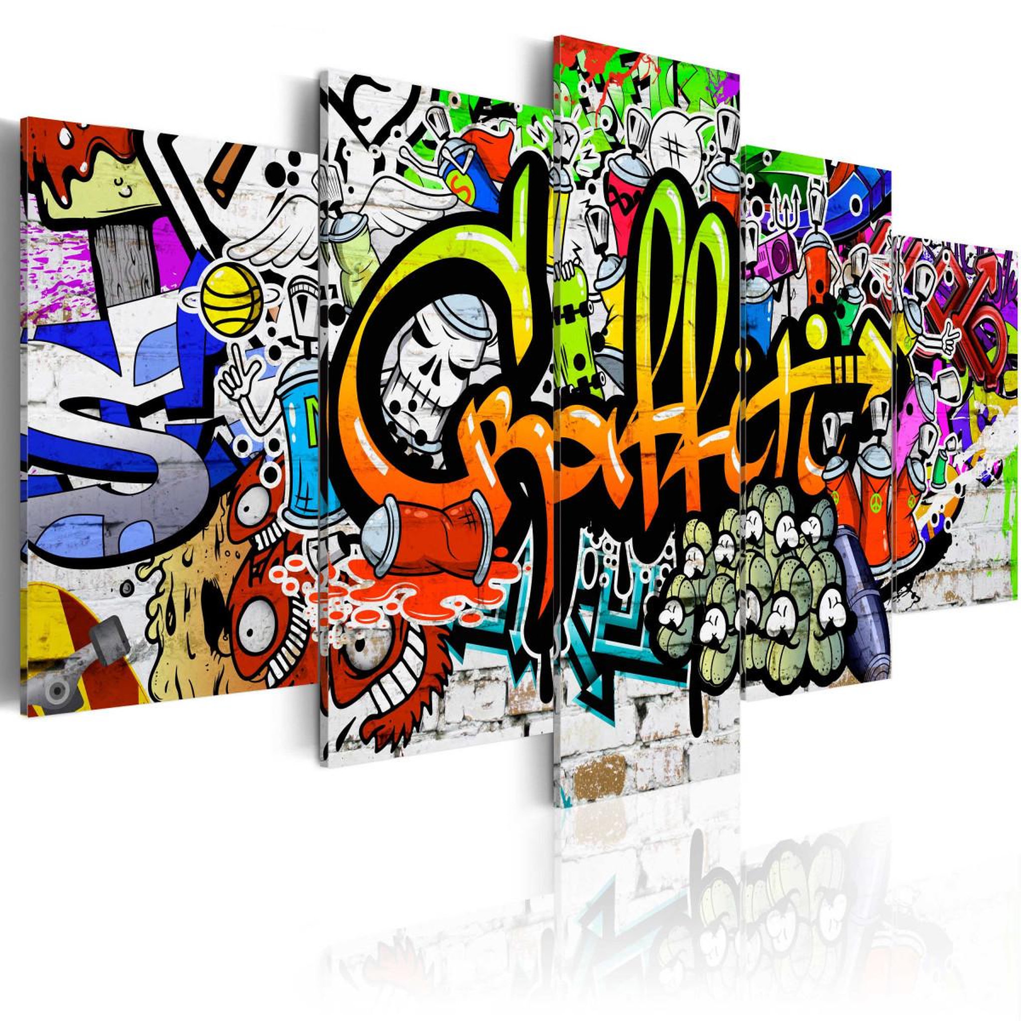 Voir la diapositive 1 : Paris Prix Tableau Imprimé  Artistic Graffiti