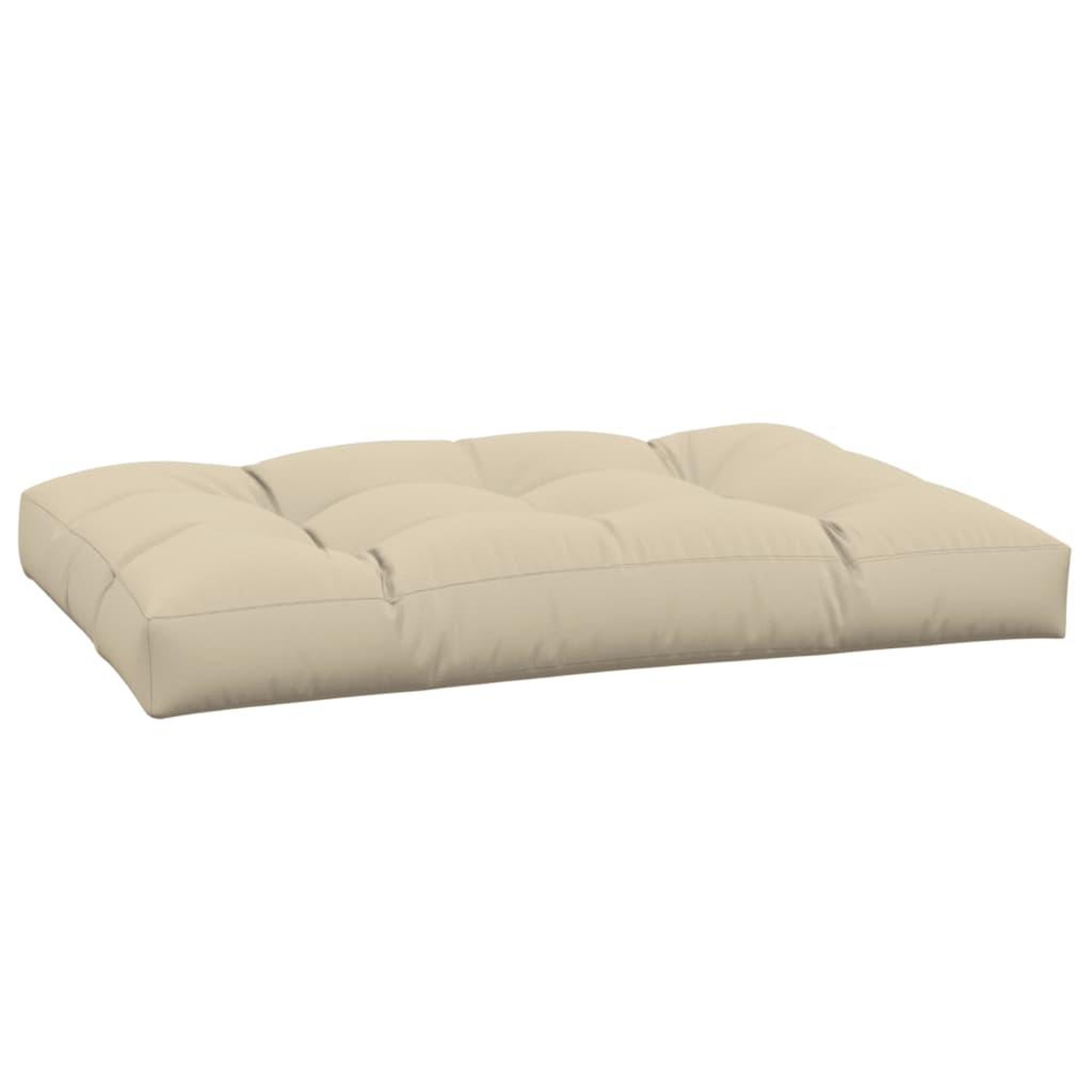 Voir la diapositive 4 : VIDAXL Coussin de palette beige 120x80x12 cm tissu