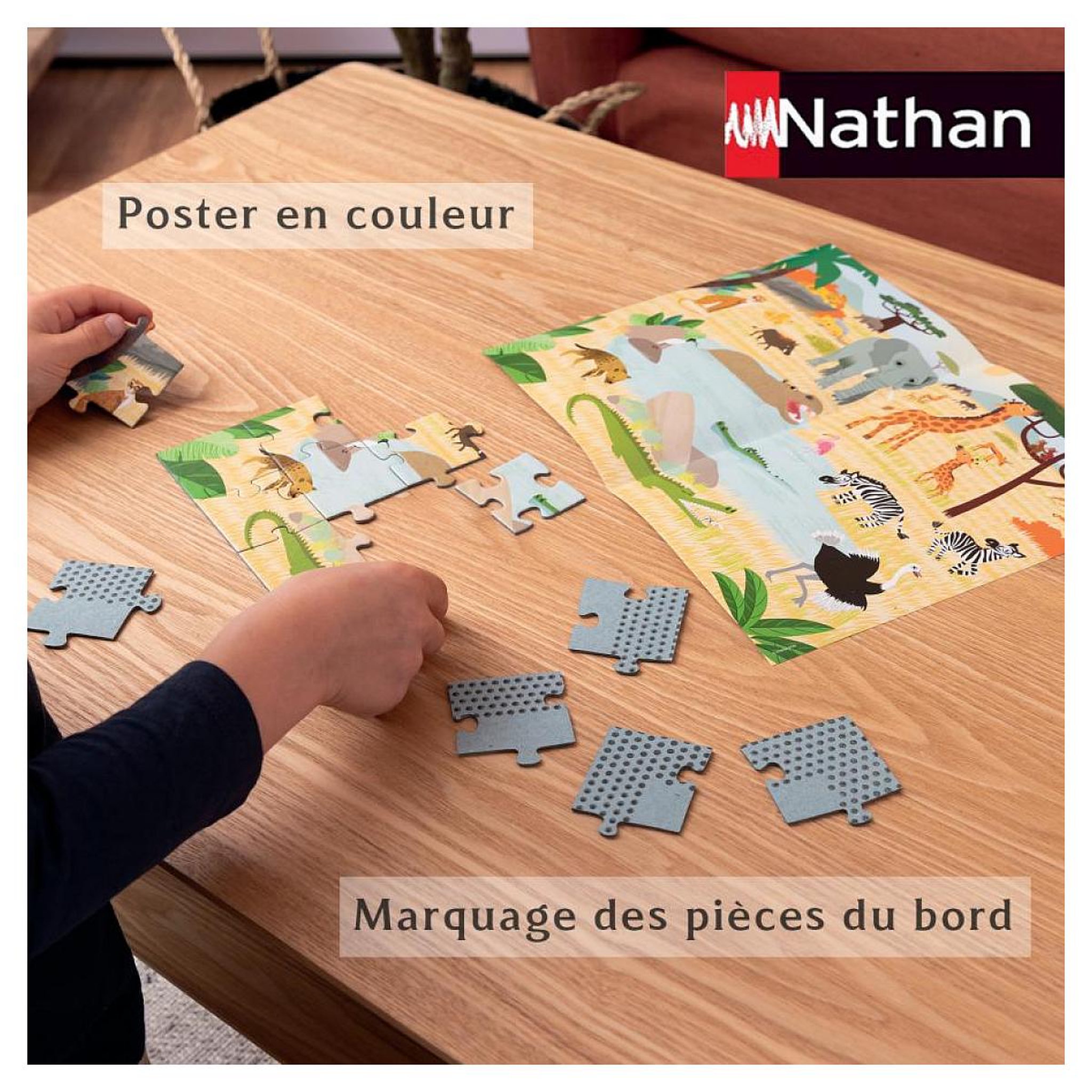 Voir la diapositive 4 : Nathan Puzzle 30 p  t'choupi à la ferme