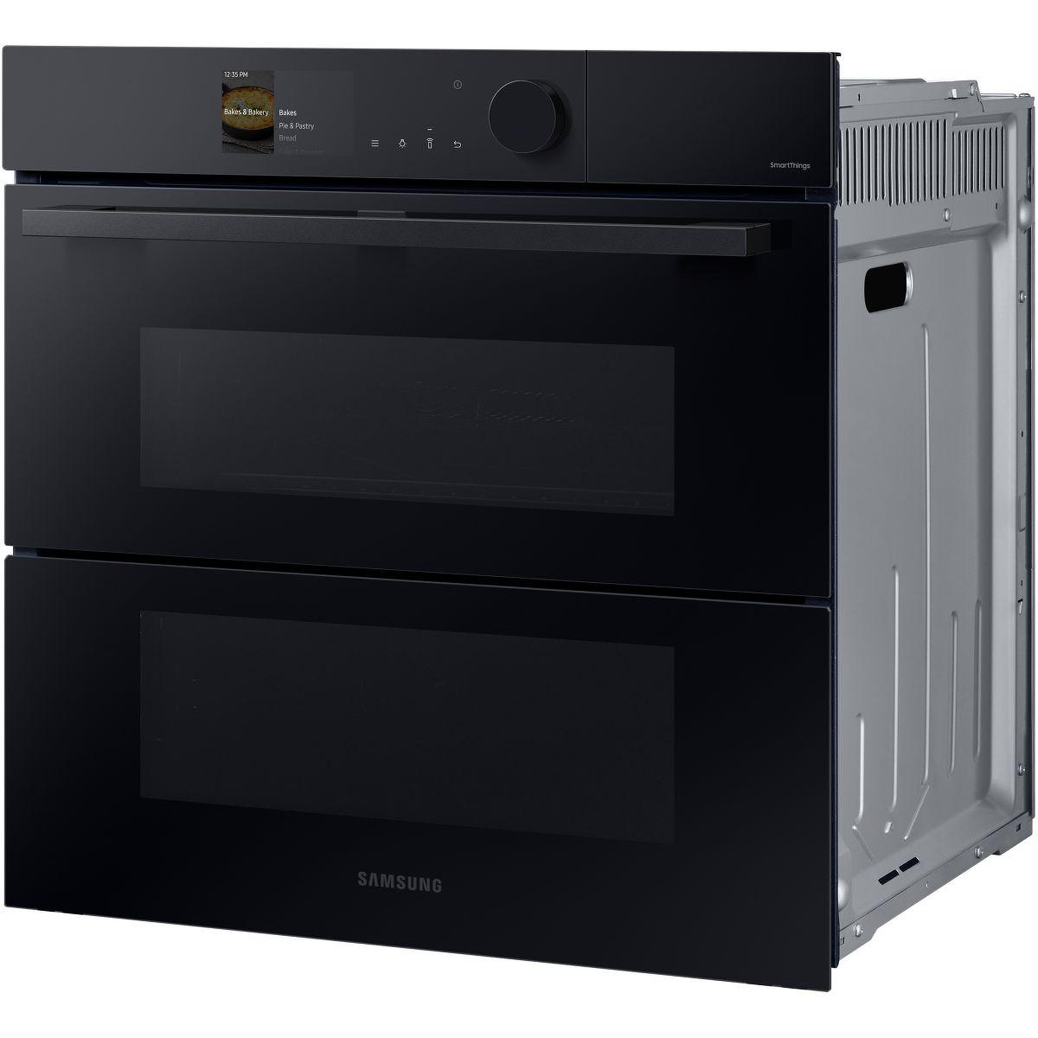 Voir la diapositive 3 : Samsung Four encastrable nv7b6795jak - double cavité - pyrolyse - chaleur pulsée - vapeur - porte froide