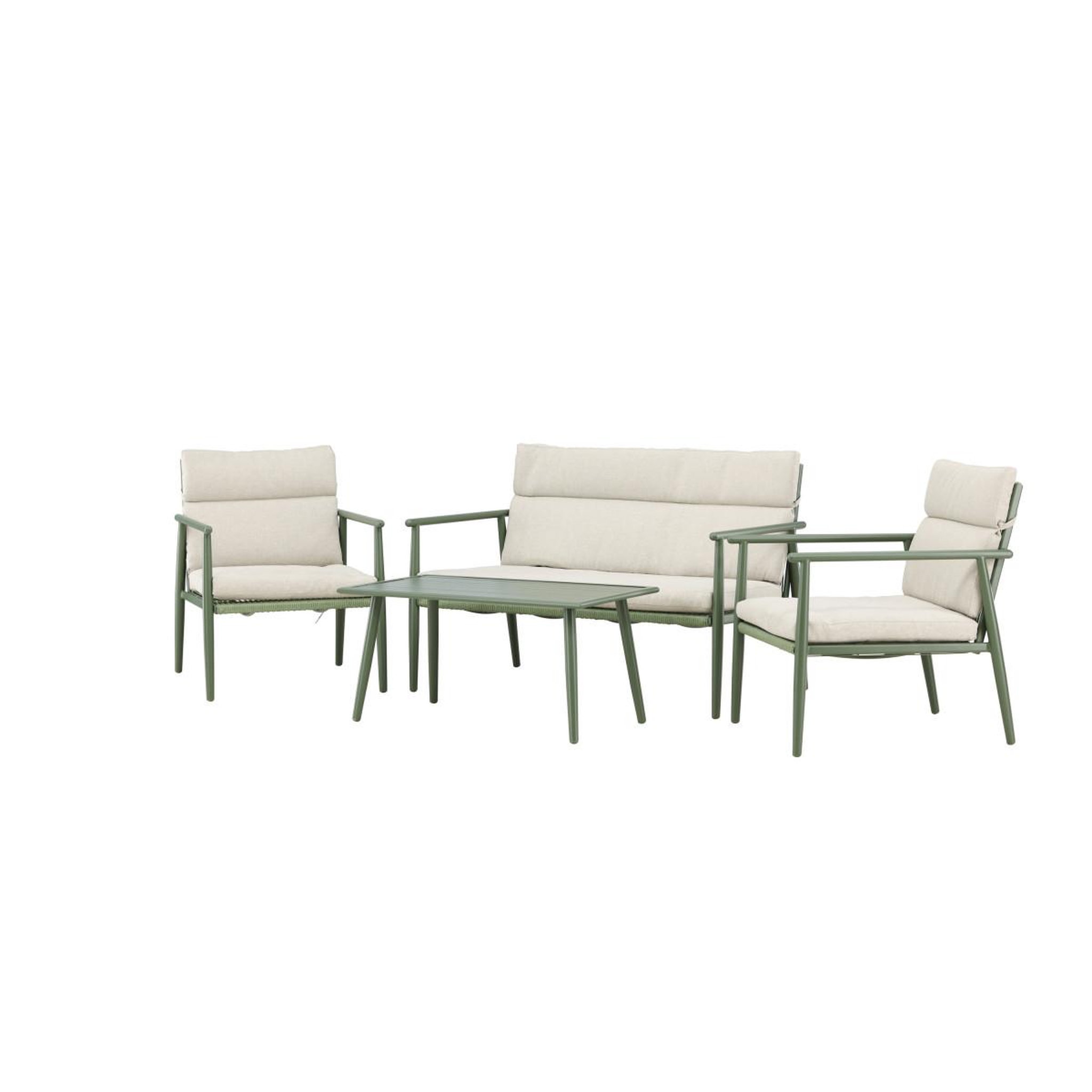 Voir la diapositive 2 : Paris Prix Salon de jardin 4 places  mazzaro  120cm vert