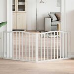 VIDAXL Barriere pour chien pliable 2 panneaux 160 cm bois de peuplier