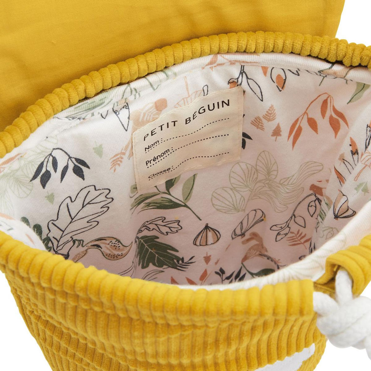 Petit Béguin Sac à dos enfant en velours côtelé Adele
