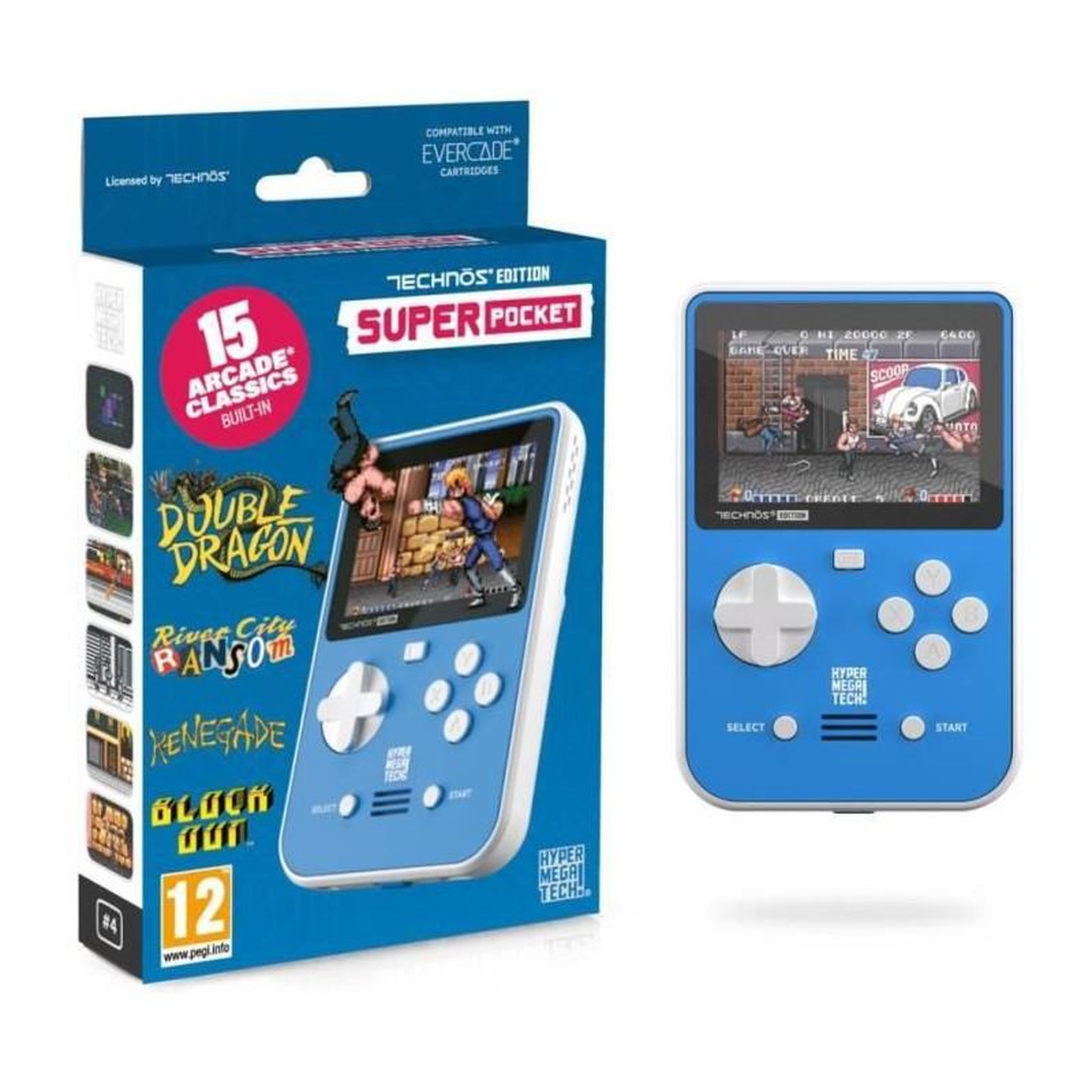 Just for games Console Rétrogaming - JUST FOR GAMES - Technos Super Pocket