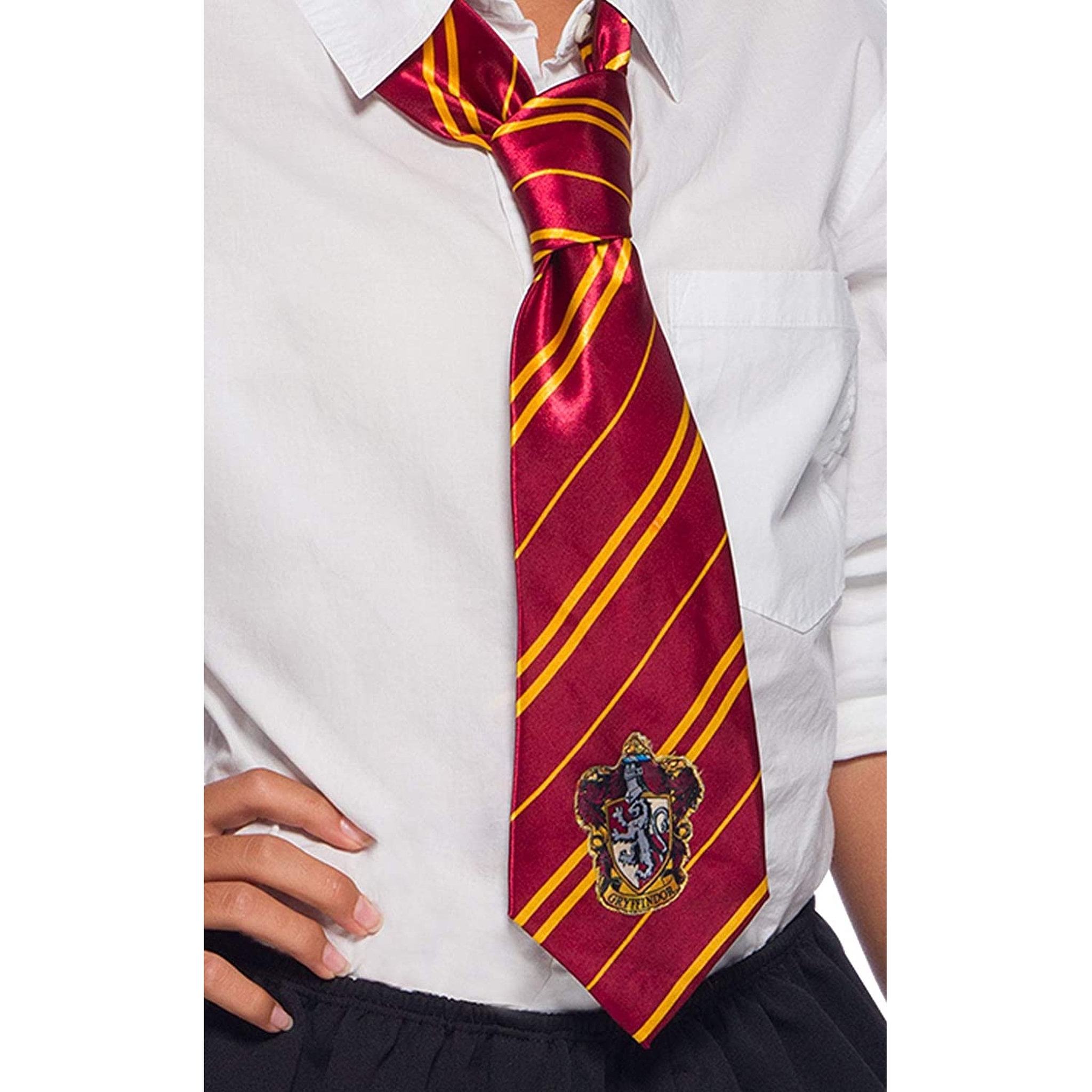 Voir la diapositive 1 : RUBIES Cravate Gryffondor pour adulte - Harry Potter
