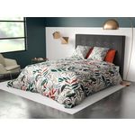 Les Ateliers du Linge Parure Housse De Couette 2pcs 140x200cm 100%microfibre 60gsm Luziola