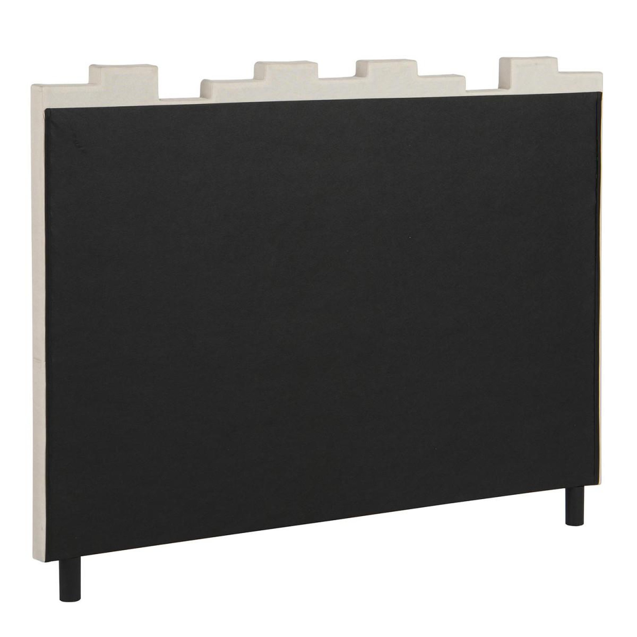 Voir la diapositive 6 : Paris Prix Tête de lit en tissu design  kenty  160cm beige