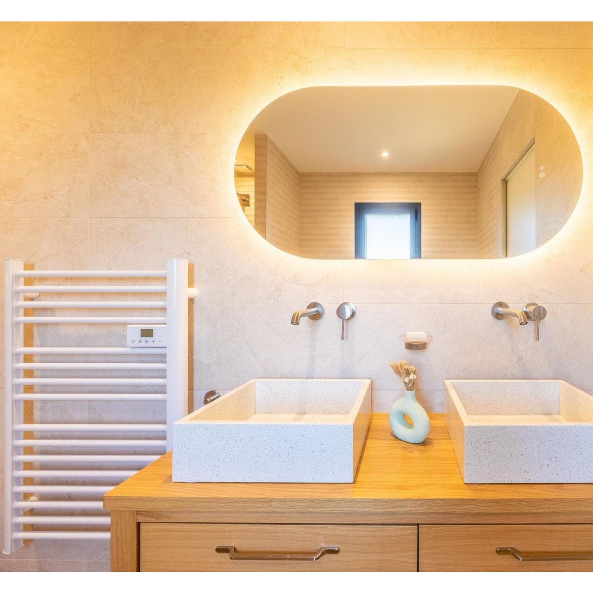 KALIA Sèche-serviette électrique à intertie 500w - bat-hjee