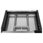 Voir la diapositive 6 : GARDENSTAR Plancha gaz à poser - 2 brûleurs - 5KW - Acier