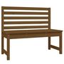 Voir la diapositive 2 : VIDAXL Banc de jardin marron miel 109 cm bois de pin massif
