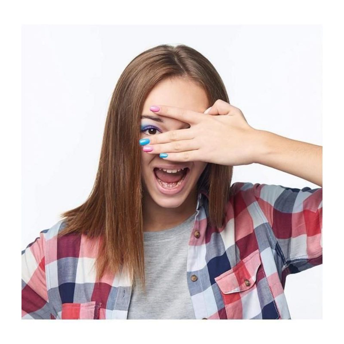 CLEMENTONI Clementoni - Crazy Chic - Palette de maquillage Sirene - 2 palettes de fards a paupieres